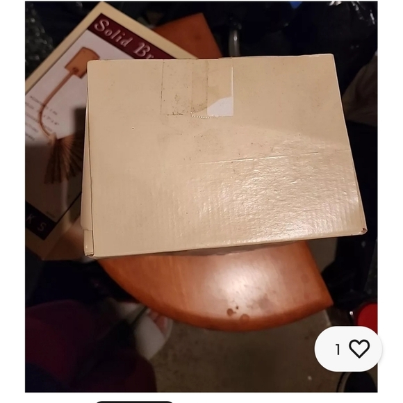 Vintage Asian gold tiebacks with box (open box not used) - Picture 2 of 2